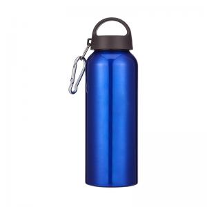 500ML Wide-mouth Customized Graphic Aluminum Sports Water Bottle With portable Lid