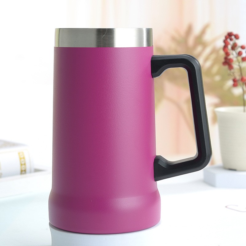 480ml Portable Thermal Coffee Mug Double Layer Stainless Steel