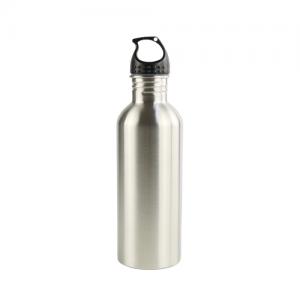750ml 18/8 Stainless Steel Single Wall Sports Water Bottle with Portable Screw Lid for Outdoors and Camping, Leaf-proof keeps cold 750ml 18/8 Stainless Steel Single Wall Sports Water Bottle with Portable Screw Lid for Outdoors and Camping, Leaf-proof keeps cold