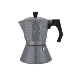 Creative Design Italian Overlay Marble Surface Espresso Moka Pot