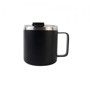 Customized 12oz 14oz double walled stainless steel insulated coffee travel mug with handle