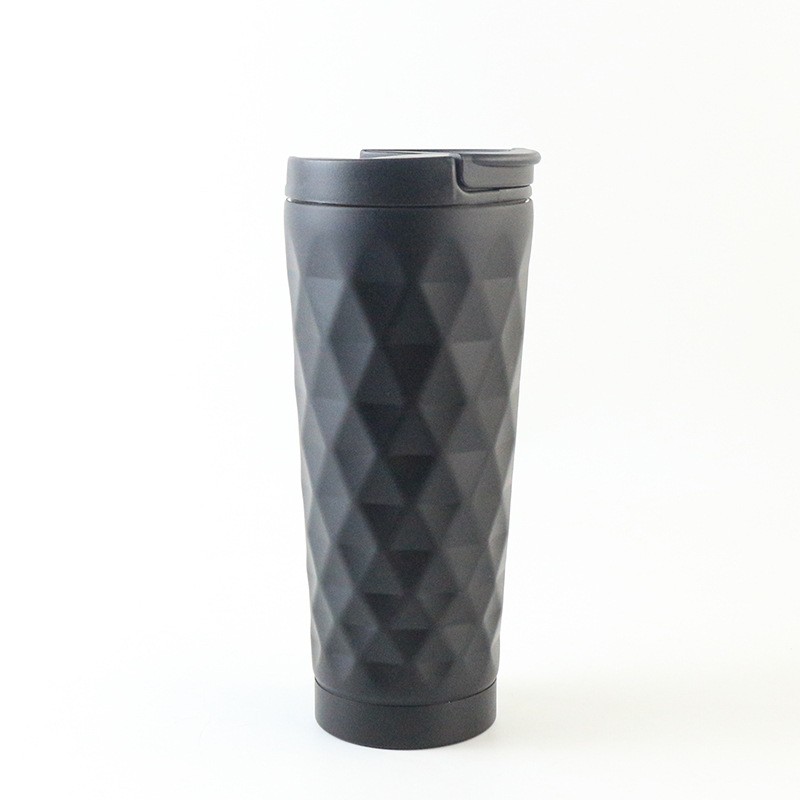 Custom Logo 500ml One Thermos 3 Cups Travel Coffee Mugs Handle Lid