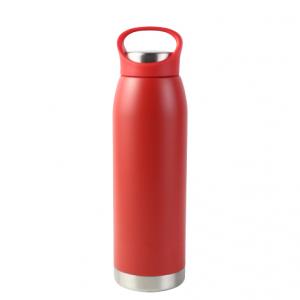 600ml Portable Sports Water Bottle , Screw Lid， Leak Proof, Vacuum Insulated Stainless Steel,  Double Walled, Thermos Mug, Metal Canteen