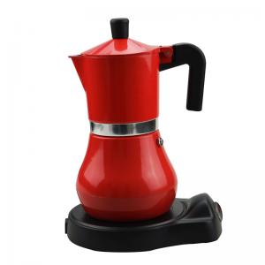 Hot-sell electric aluminum 220V or 110V 400W round modern espresso coffee maker